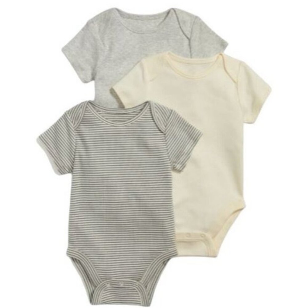 NEW Old Navy Cotton Baby Unisex Boys Girls Onesie Bodysuit 6 - 12 months‎